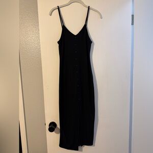 Talulah Ribbed Faux Button Midi Dress